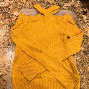 Stunning cutout Anthropologie sweater